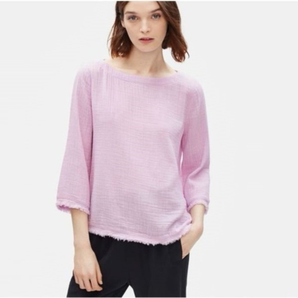 Eileen Fisher Pink Blouse